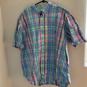 Ralph Lauren button up short sleeve shirt 3XLT Tall